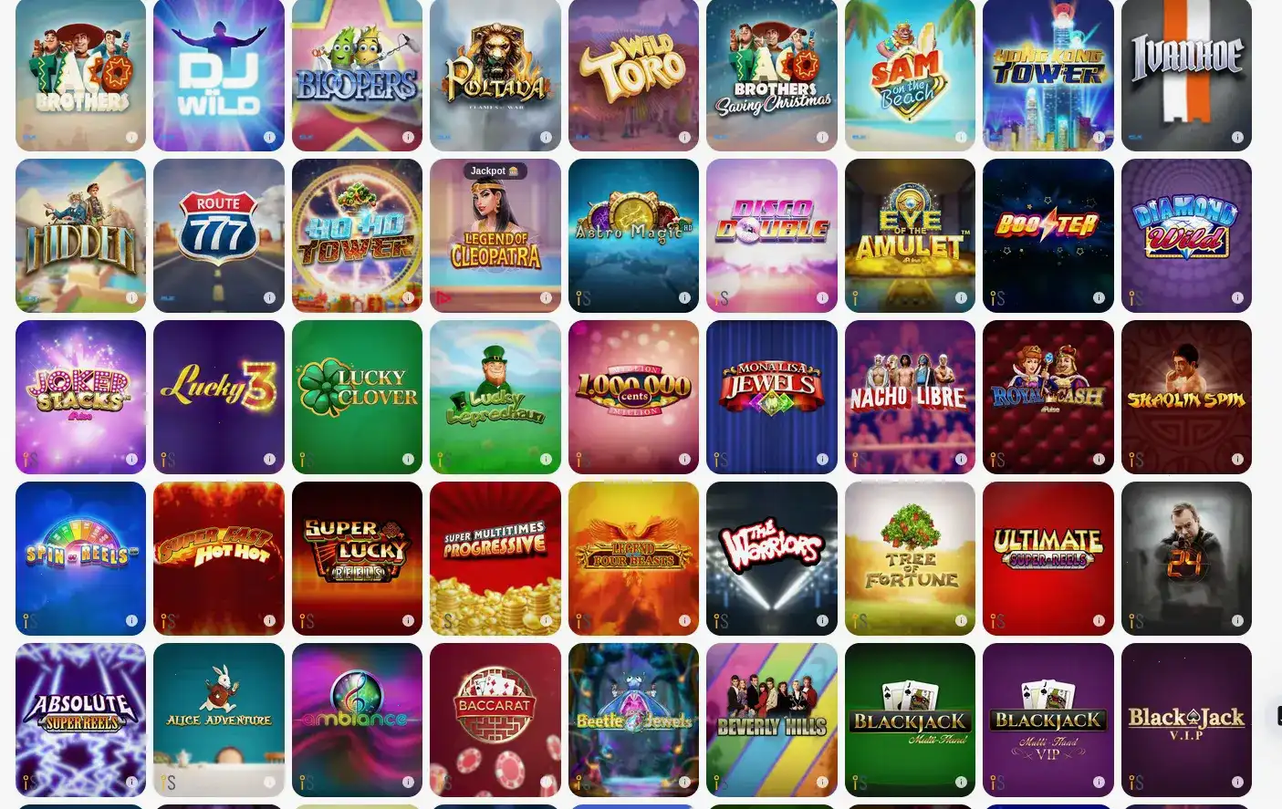 Casino 7 интерфейс игрового зала